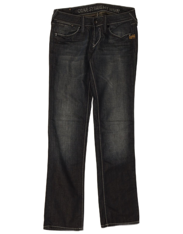 Jeans dritti da donna G-Star W28 L32 cotone blu navy