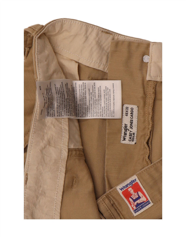 Pantaloni cargo slim regolari Casey da uomo WRANGLER W46 L23 in cotone beige