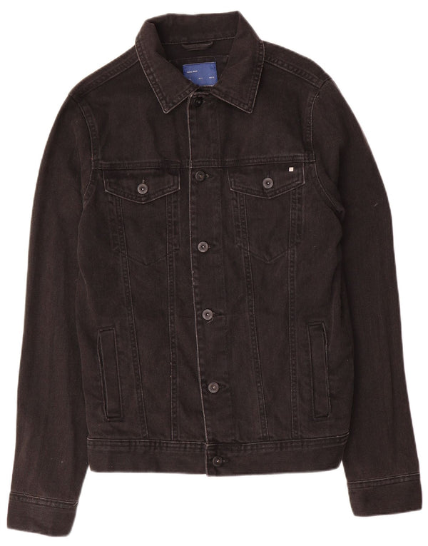 Giacca di jeans da uomo Zara UK 36 piccola nera