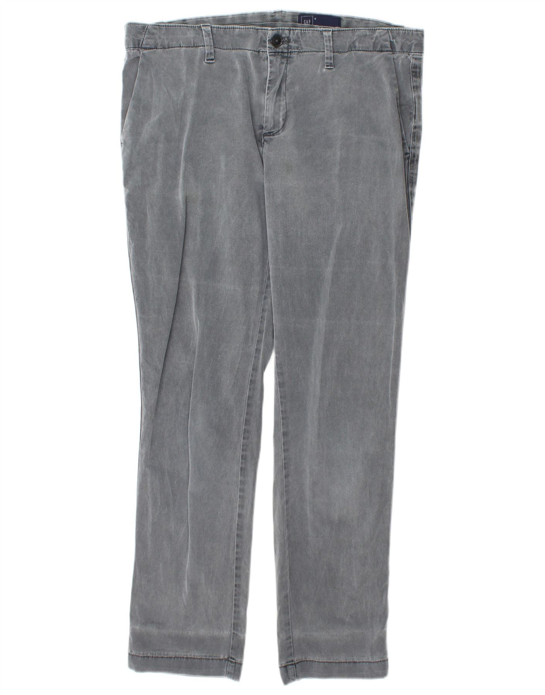 Pantaloni chino dritti da donna Gap US 8 medi W30 L27 cotone grigio