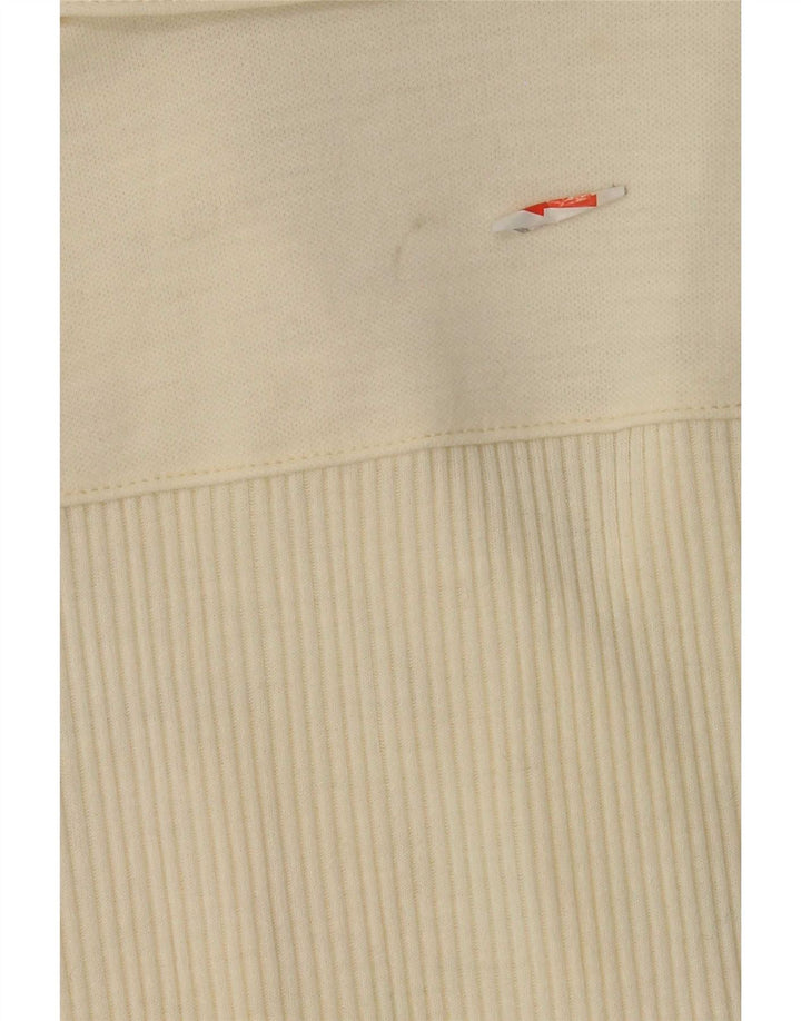 Maglione cardigan a maniche corte da donna Karner IT 40 piccolo bianco sporco