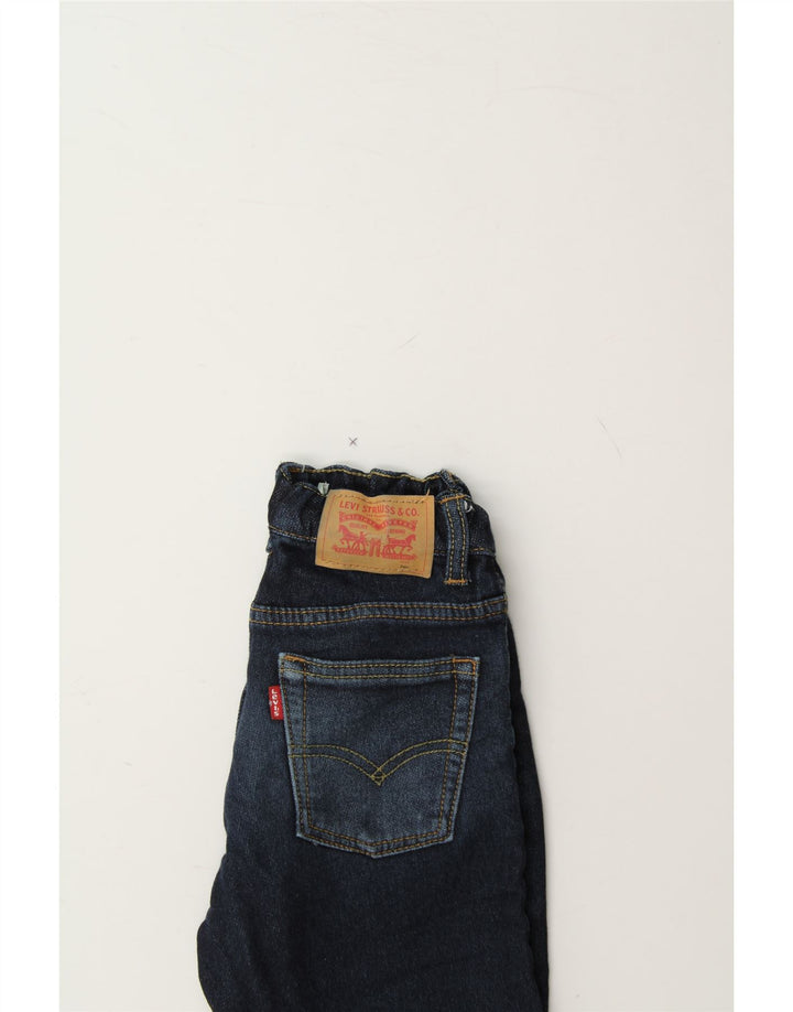 LEVI'S Boys 511 Slim Jeans 6-7 Years W24 L21 Navy Blue Cotton Vintage Levi's and Second-Hand Levi's from Messina Hembry 