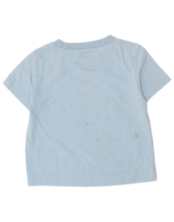 T-shirt grafica Nike da bambino, 9-12 mesi, in cotone blu