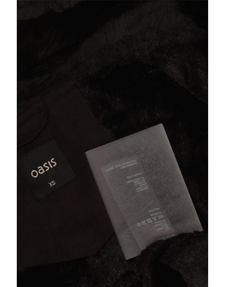 Gilet Sherpa da donna Oasis UK 6 XS poliestere nero