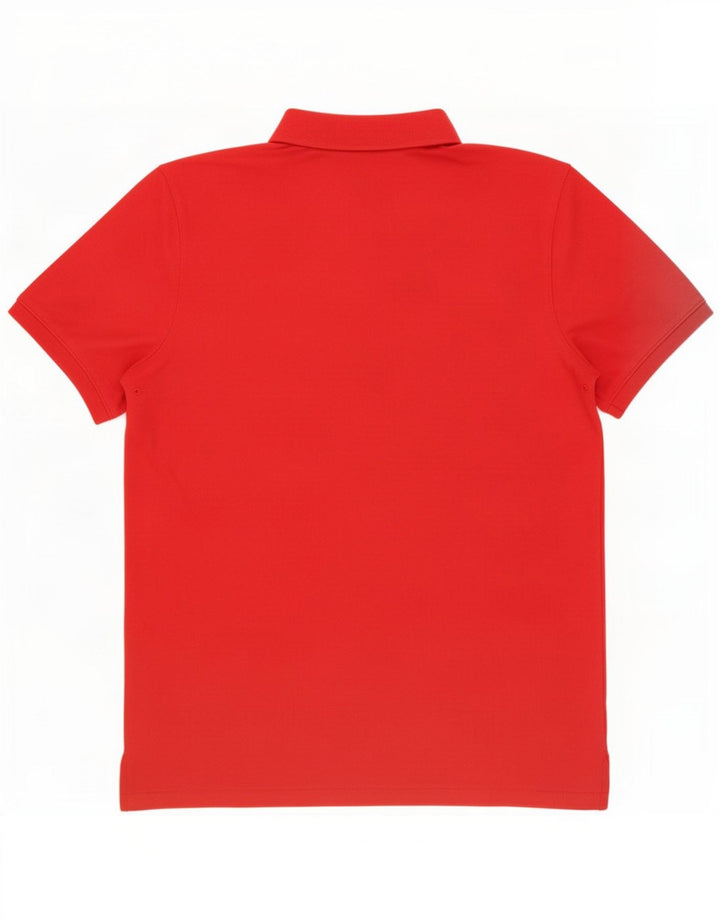 Polo Nike Dri Fit da uomo grande in cotone rosso