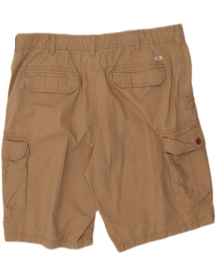Pantaloncini cargo da uomo Izod W40 XL in cotone beige