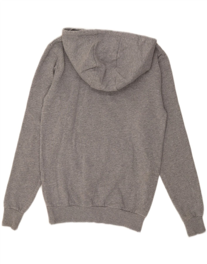 Felpa con cappuccio grafica da uomo Ellesse, piccola, in cotone grigio screziato