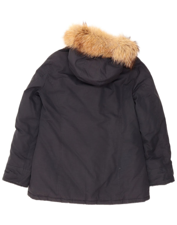 Giacca imbottita con cappuccio da donna Champion UK 14 Medium Blu Navy