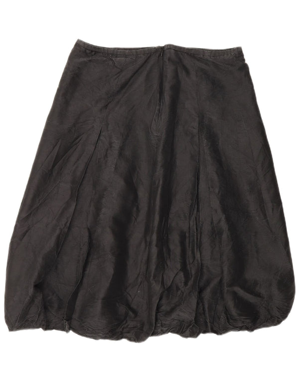Gonna a palloncino da donna Coast UK 14 grande W32 seta grigia