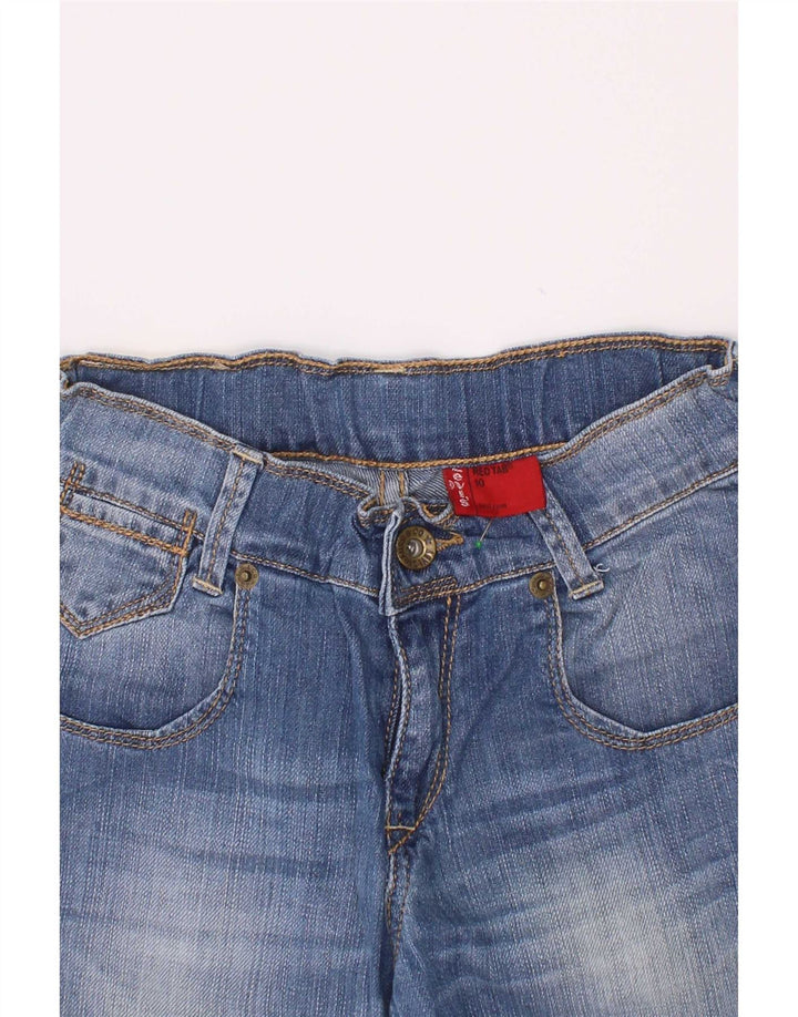 Pantaloncini di jeans Levi's per ragazzi 9-10 anni W22 Blu Cotone