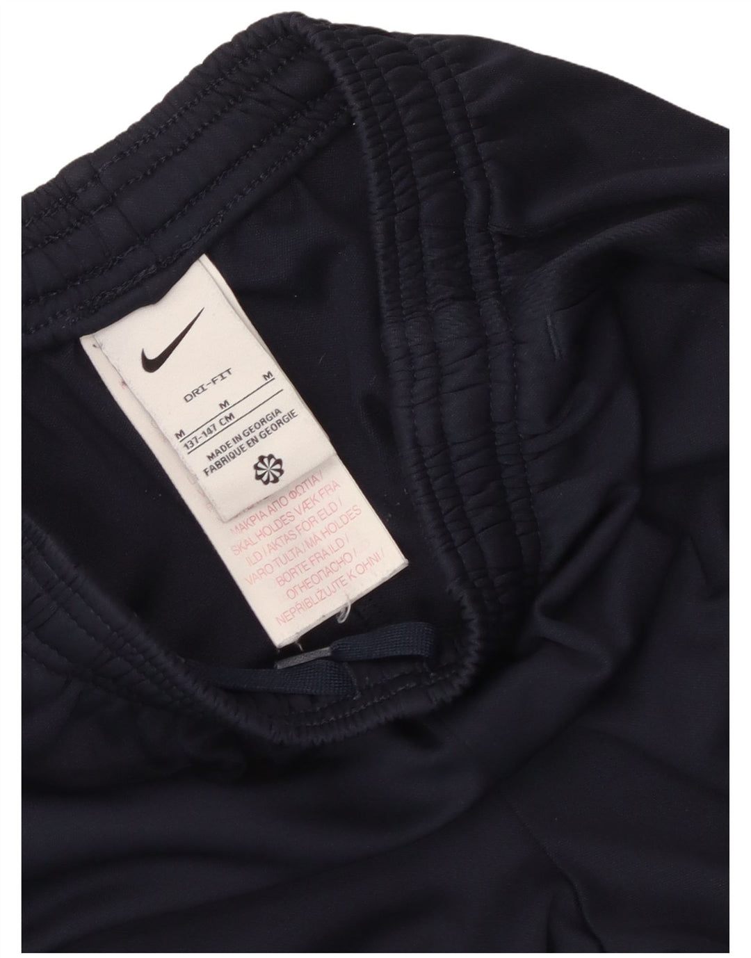 Pantaloni da tuta Nike da ragazzo Dri Fit 10-11 anni medio blu navy poliestere