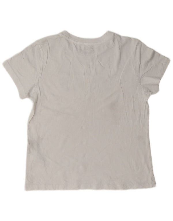 T-shirt grafica da donna Vans Top UK 16 grande cotone bianco