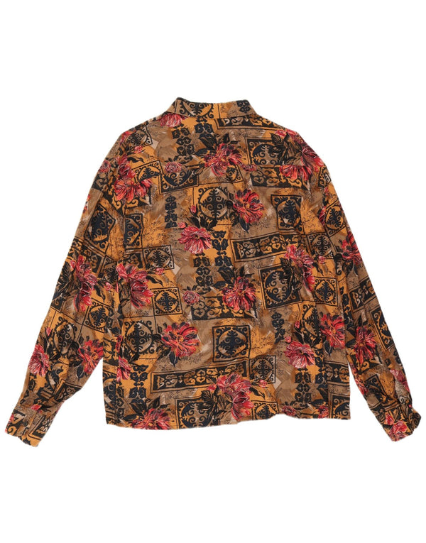 Camicia vintage da uomo patchwork medio multicolore