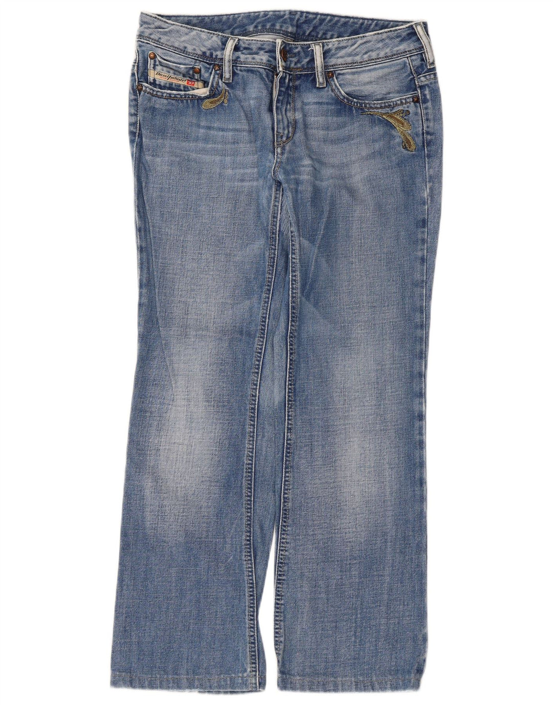 Jeans Bootcut da donna Diesel W30 L27 cotone blu