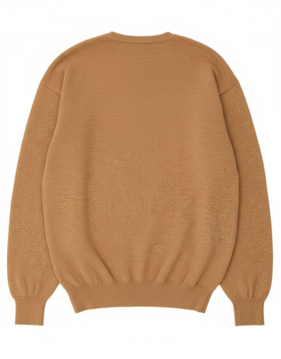 Massimo Dutti Maglione da uomo con scollo a V XL in lana beige