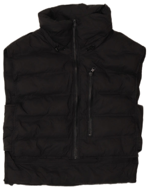 Gilet imbottito oversize da donna Zara UK 10 piccolo nero