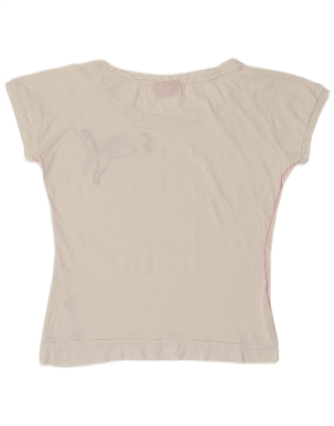 T-shirt grafica da donna PUMA Top UK 14 Medium White