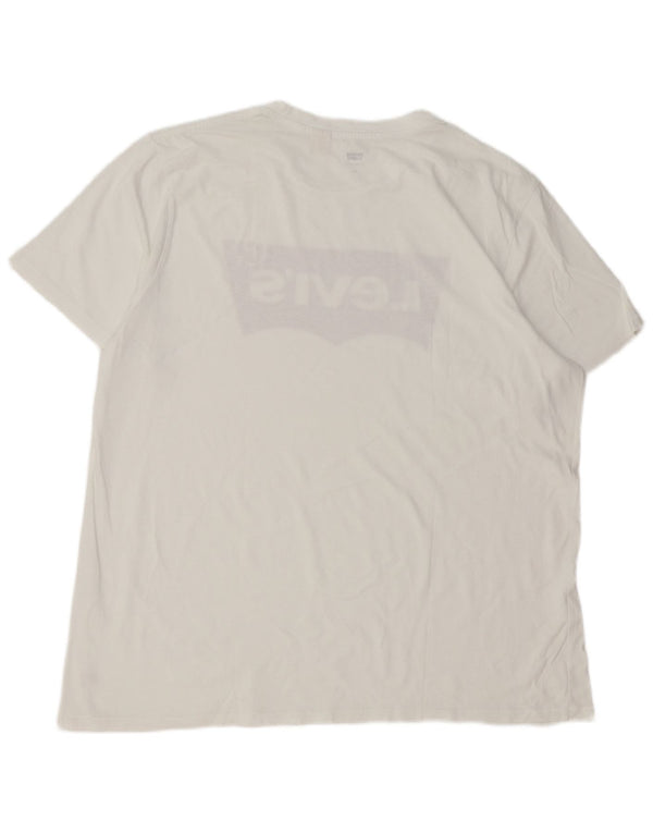 T-shirt grafica da uomo Levi's Top 2XL Bianca