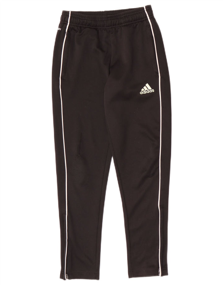 Pantaloni della tuta Adidas Aeroready da ragazzo 9-10 anni in poliestere nero