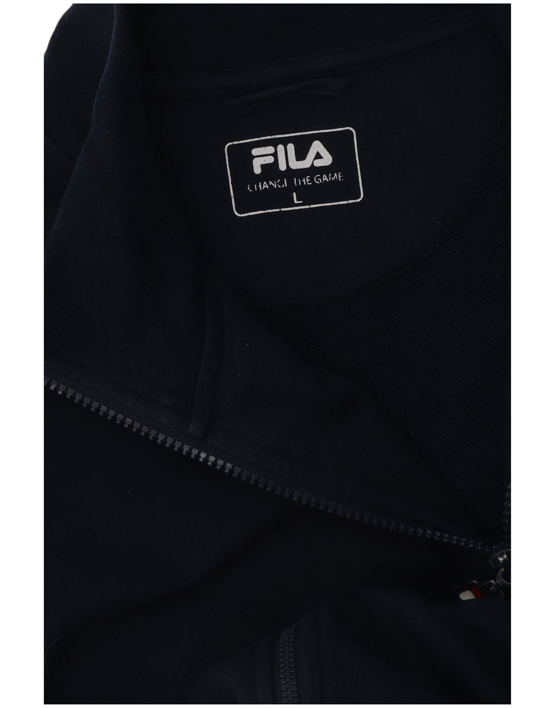 Giacca da ginnastica da uomo Fila, grande, a righe blu navy