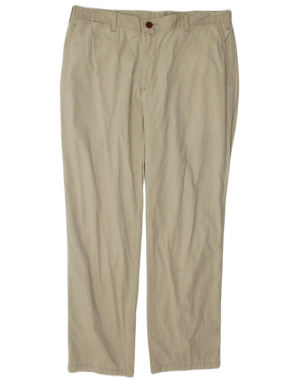 Pantaloni chino dritti da donna Barbour EU 46 XL W36 L30 Cotone beige