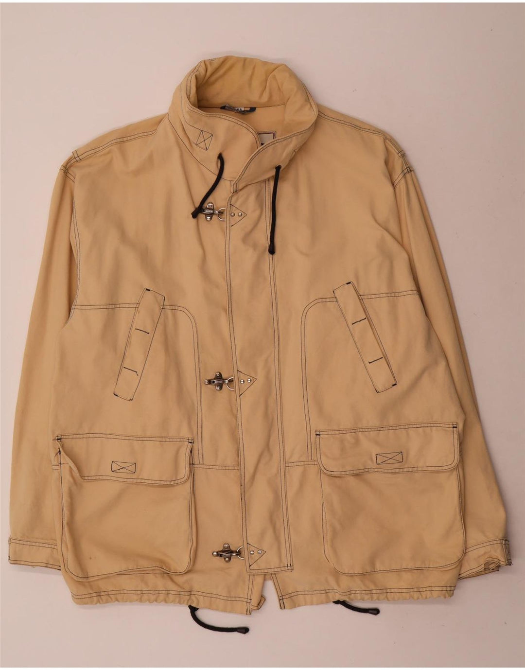 Giacca Utility Uomo Faciba IT 58 4XL Cotone Beige