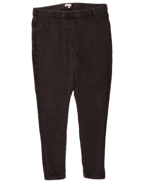 Jeans Jegging da donna M&Co UK 18 XL W36 L29 Cotone nero