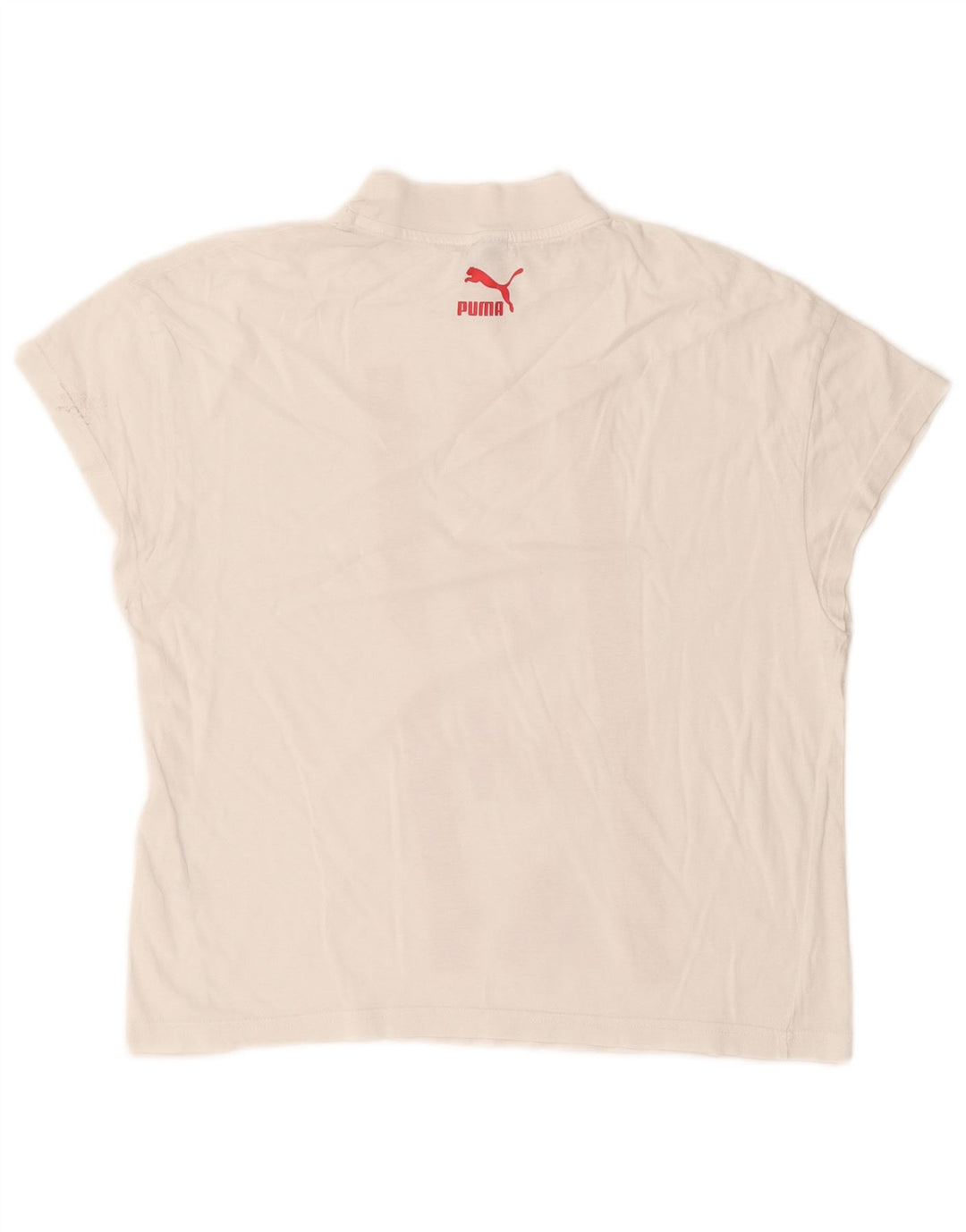 T-shirt grafica da donna Puma UK 10 piccola bianca