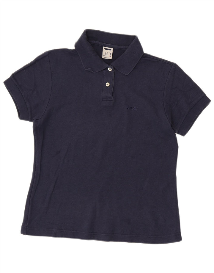Polo Donna FILA IT 42 Medio Blu Navy Cotone
