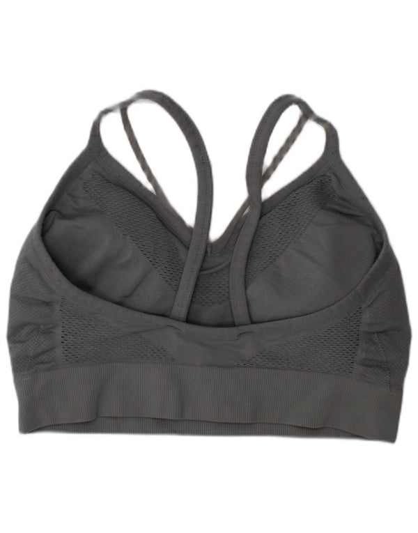 Reggiseno sportivo imbottito Nike da donna XL grigio nylon sportivo