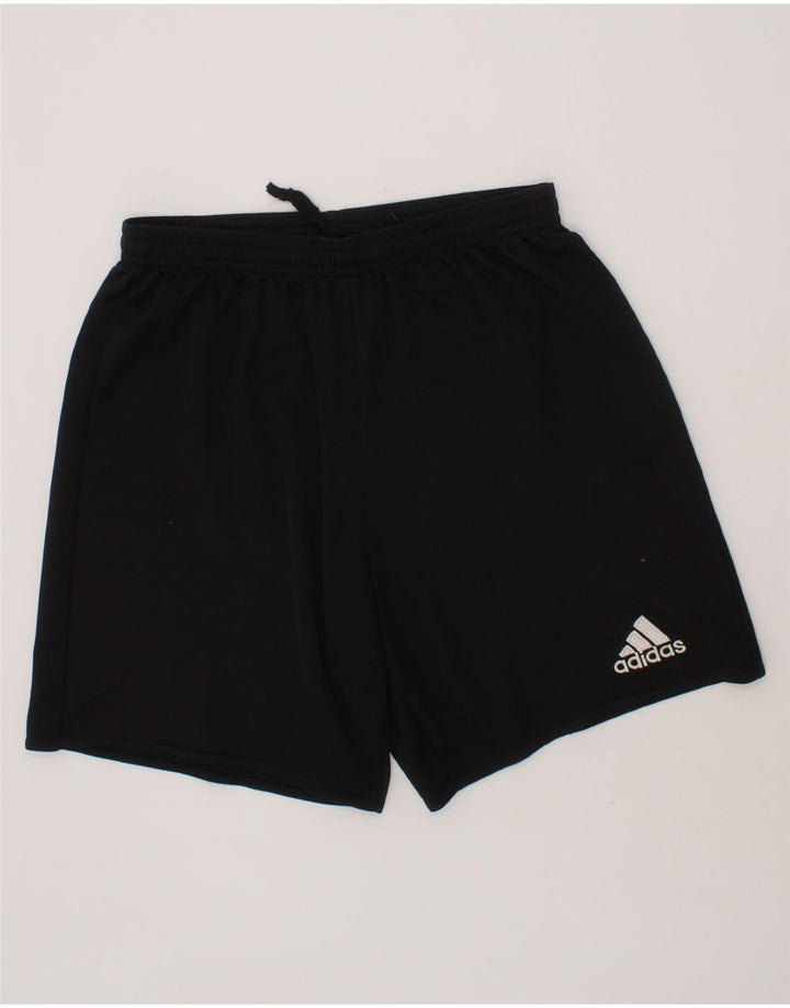 ADIDAS Boys Climalite Sport Shorts 13-14 Years  Black Polyester Vintage Adidas and Second-Hand Adidas from Messina Hembry 
