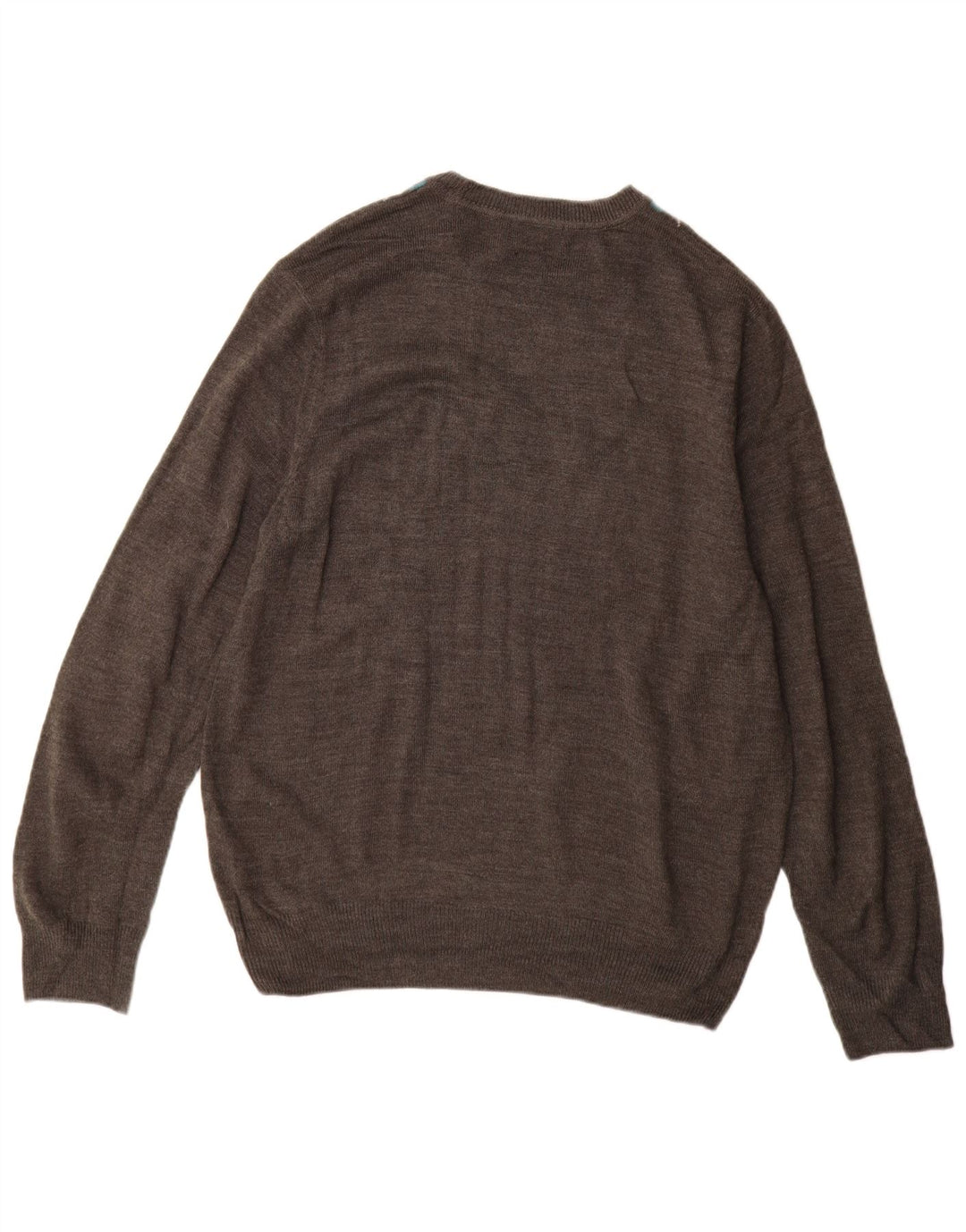 Maglione maglione girocollo da uomo Dockers grigio medio a rombi/acrilico diamante