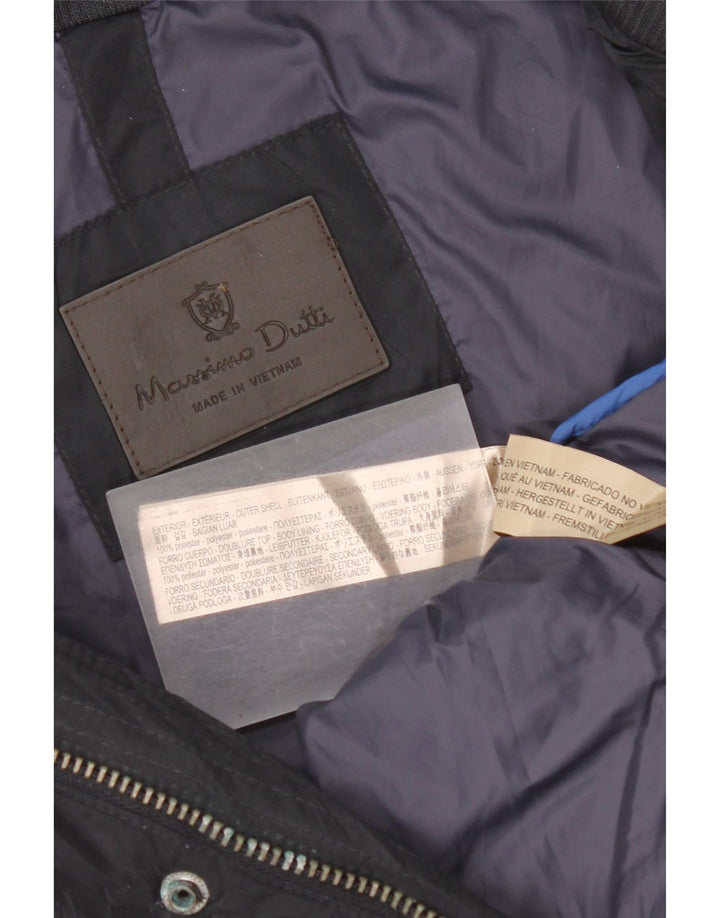 Gilet imbottito da uomo Massimo Dutti UK 44 2XL Poliestere blu navy