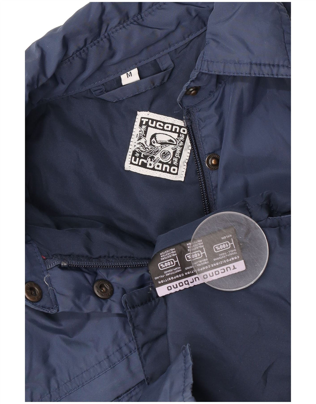 Giacca a vento da donna Tucano Urbano UK 14 nylon medio blu navy