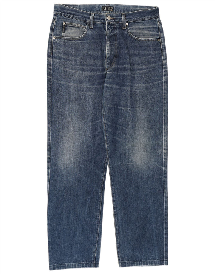 Jeans dritti da uomo Armani W36 L31 Blu