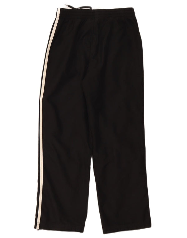 Pantaloni della tuta da ragazza Adidas 11-12 anni in poliestere color block nero