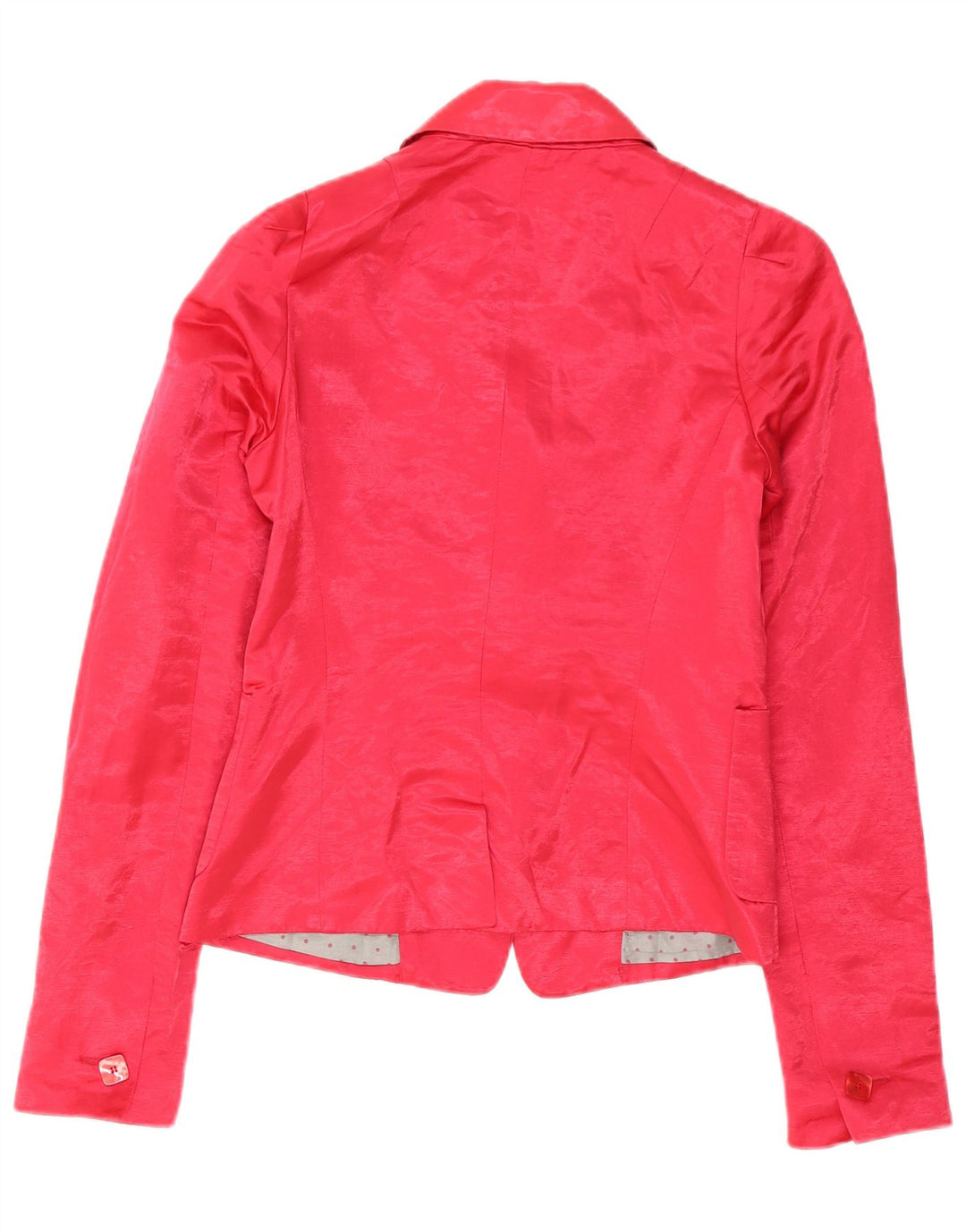 Giacca Blazer 2 Bottoni Donna Liu Jo IT 42 Lino Rosa Medio