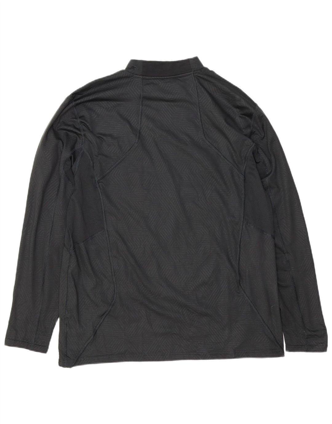 Russell Athletic Maschile Dri-Power Graphic Top manica lunga XL Nero geometrico