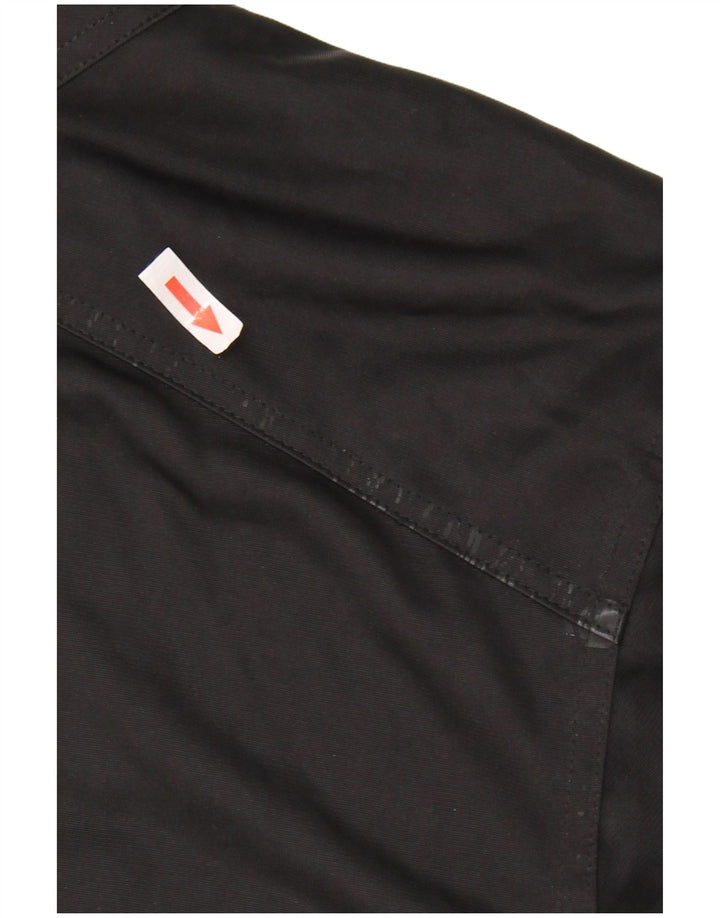 ADIDAS Giacca da ginnastica oversize con cappuccio da donna UK 14 Large Nera