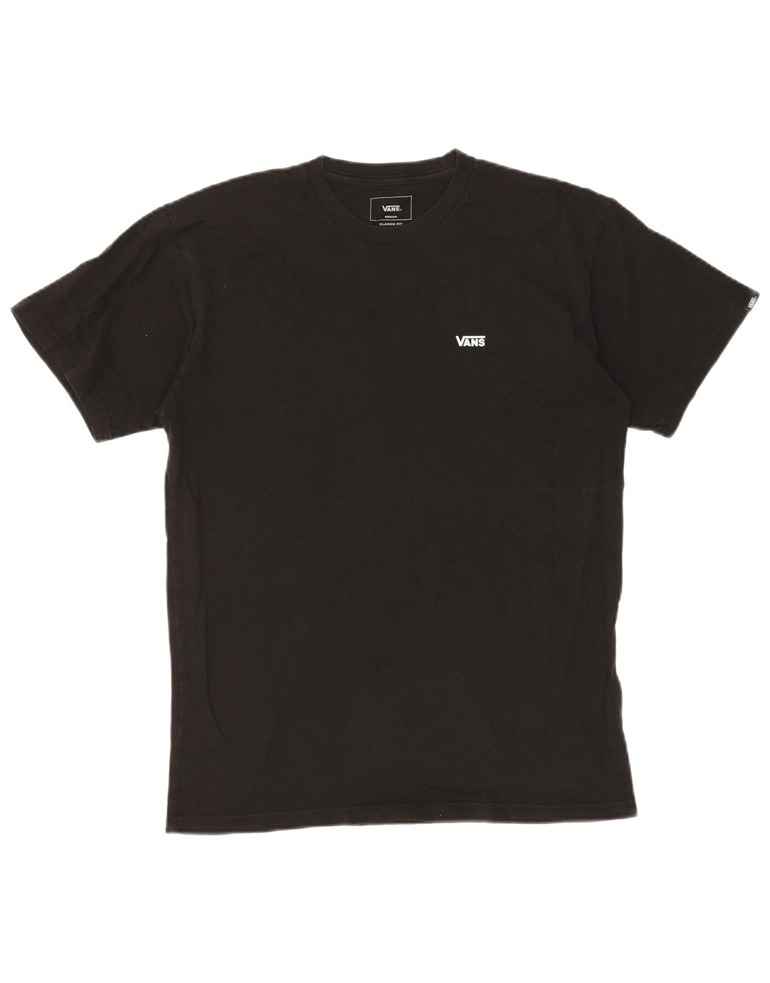 T-shirt da uomo con vestibilità classica VANS, cotone medio nero