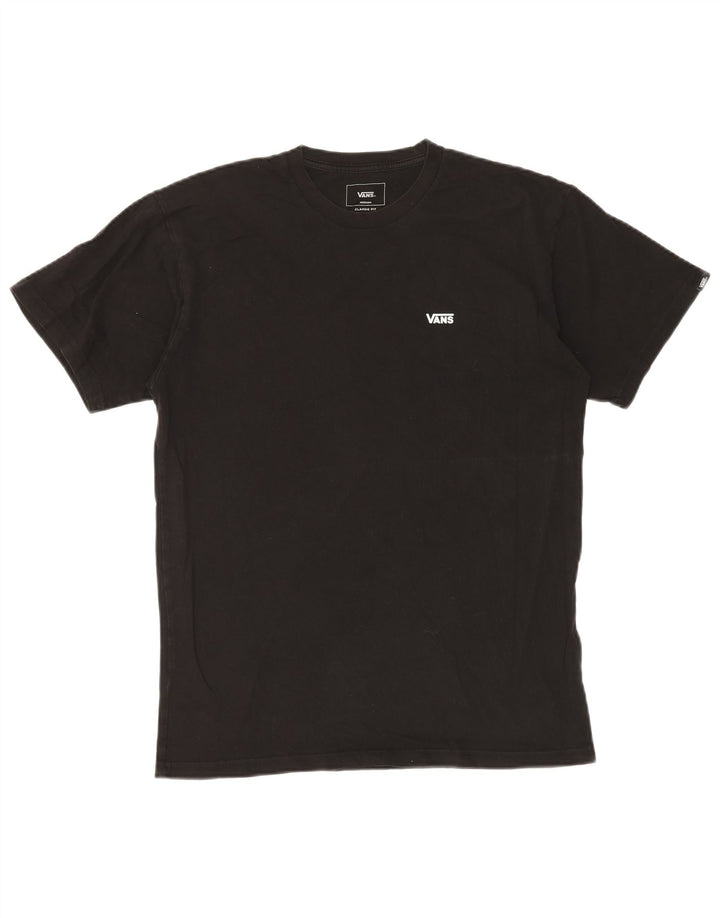 T-shirt da uomo con vestibilità classica VANS, cotone medio nero