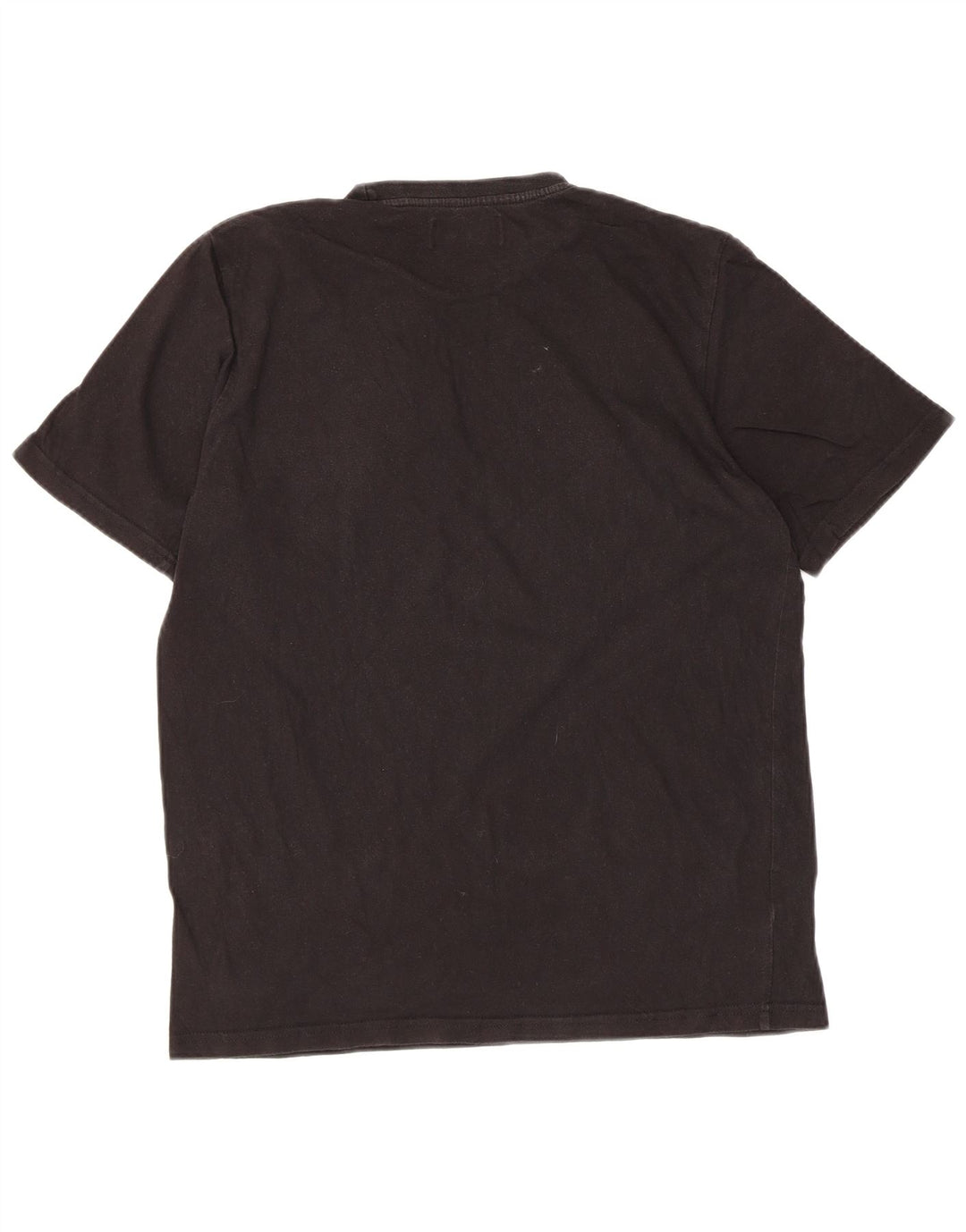 T-shirt grafica da uomo Fred Perry Top in cotone nero medio