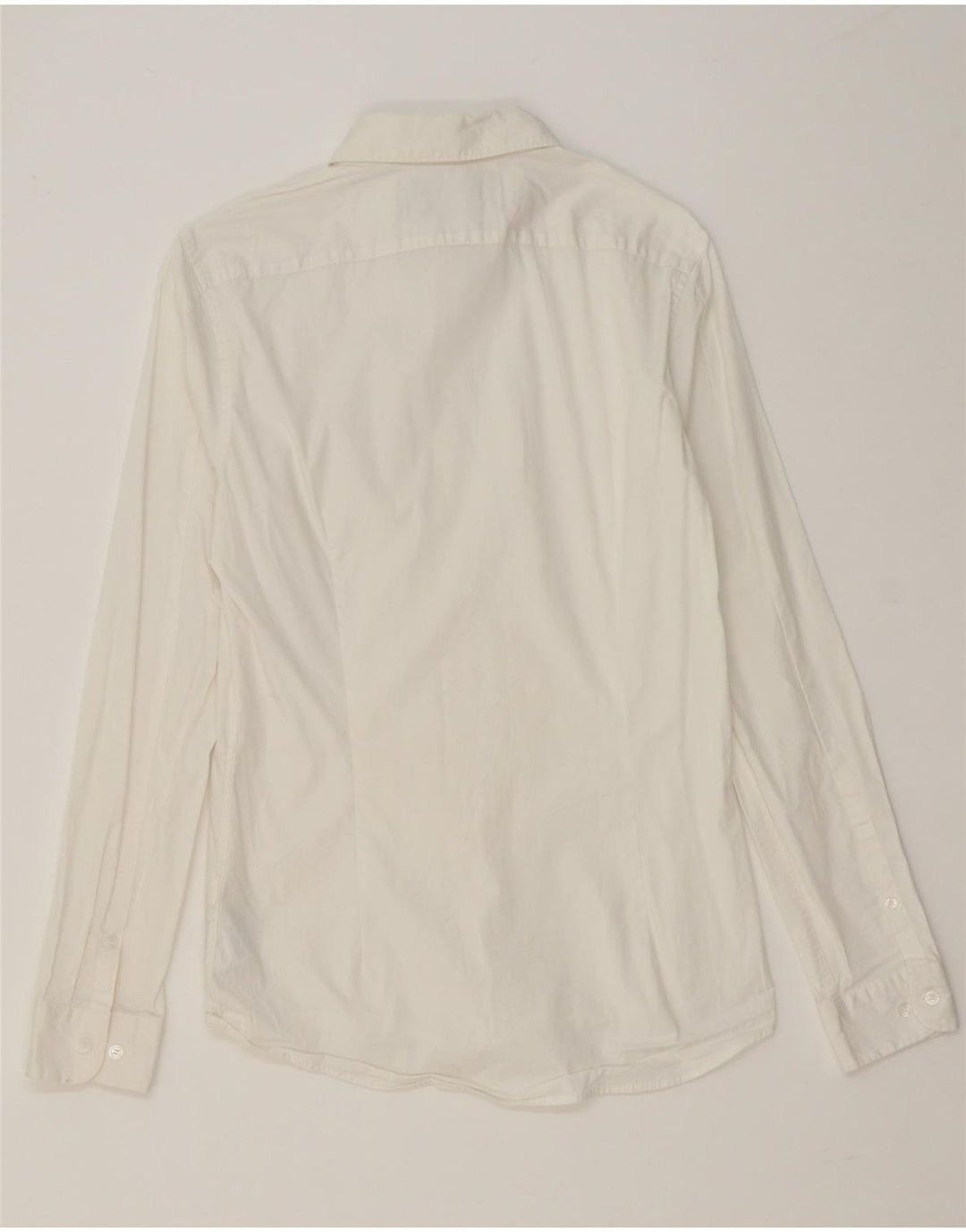CALVIN KLEIN JEANS Mens Extra Slim Fit Shirt Large White Cotton Vintage Calvin Klein Jeans and Second-Hand Calvin Klein Jeans from Messina Hembry 