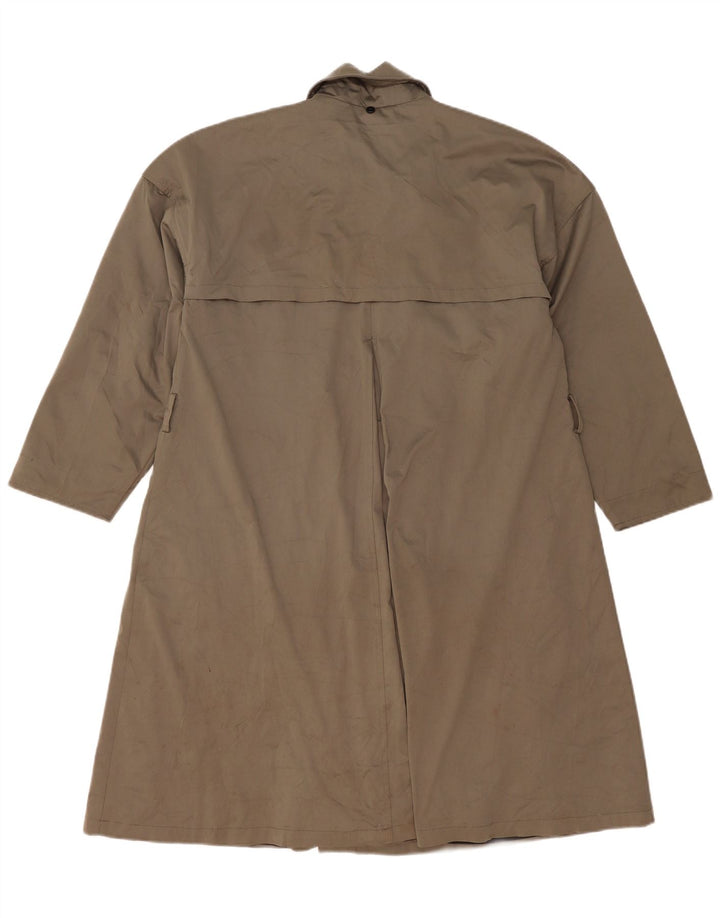 Trench da uomo Zara UK 36 piccolo poliestere kaki