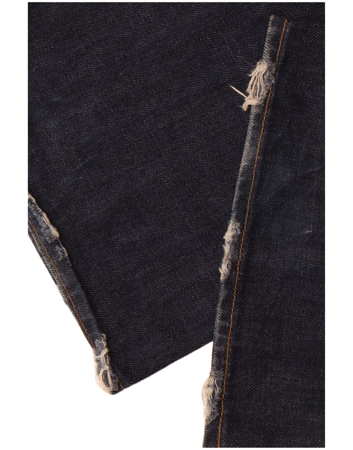 CALVIN KLEIN Jeans Bootcut da donna W32 L33 cotone blu navy