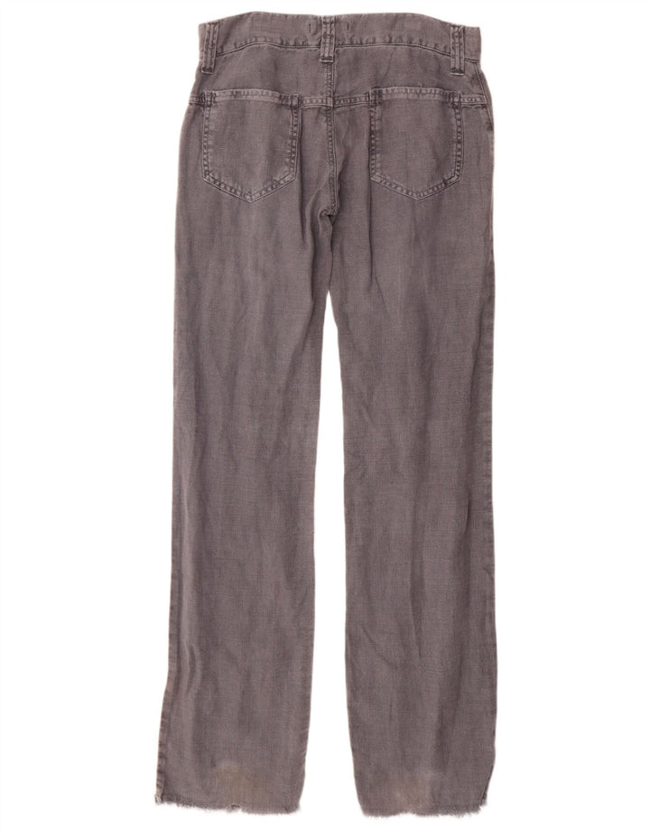 Pantaloni casual dritti da donna Dolce & Gabbana IT 44 medio W30 L34 Grigio