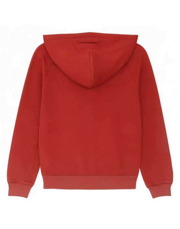Jack Wills Mens Graphic Zip Hoodie Sweater Large Red Cotton