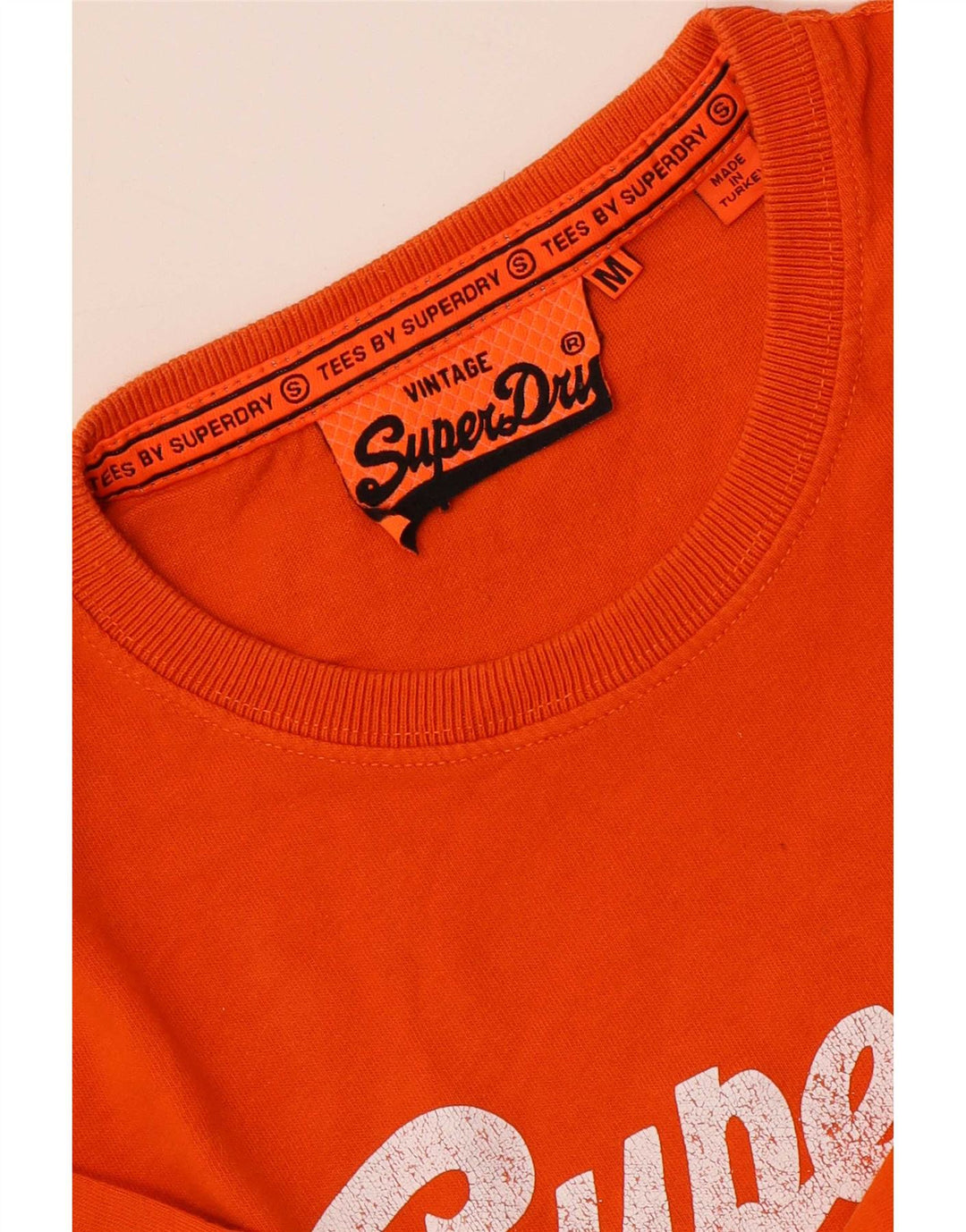 T-shirt grafica da uomo Superdry Top arancione medio