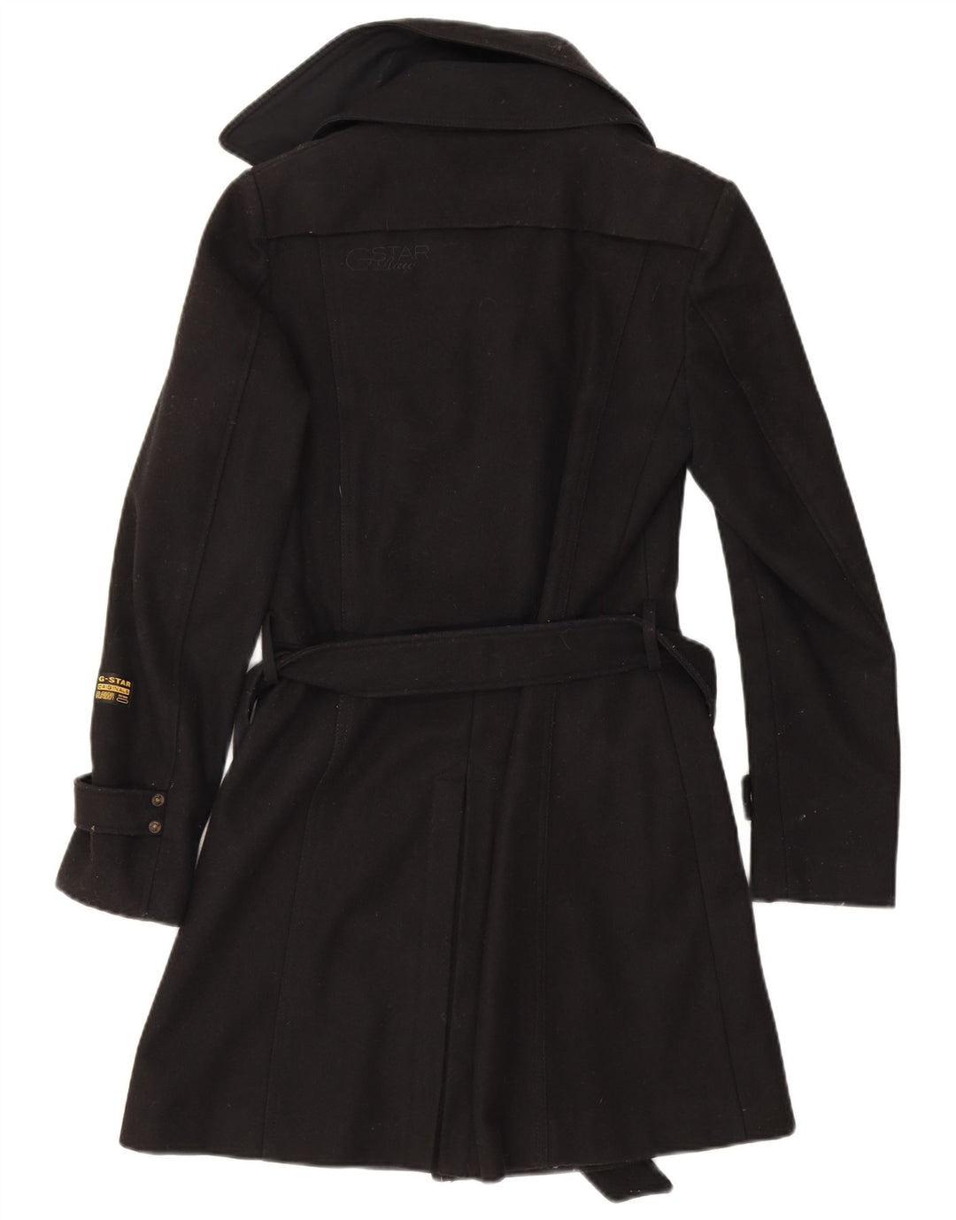 Cappotto doppiopetto da donna G-Star UK 10 piccolo in lana nera