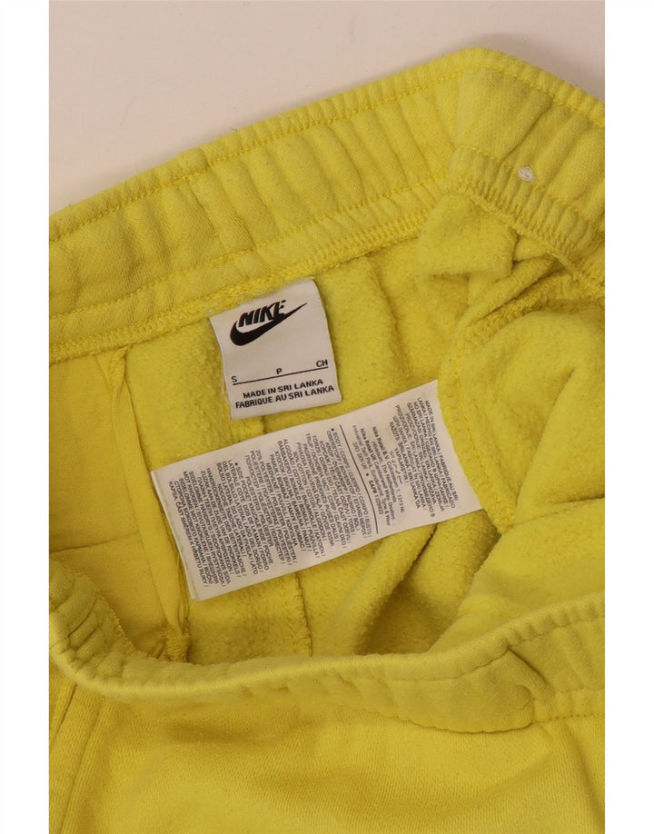 Pantaloni da tuta da uomo Nike Joggers piccoli in cotone giallo